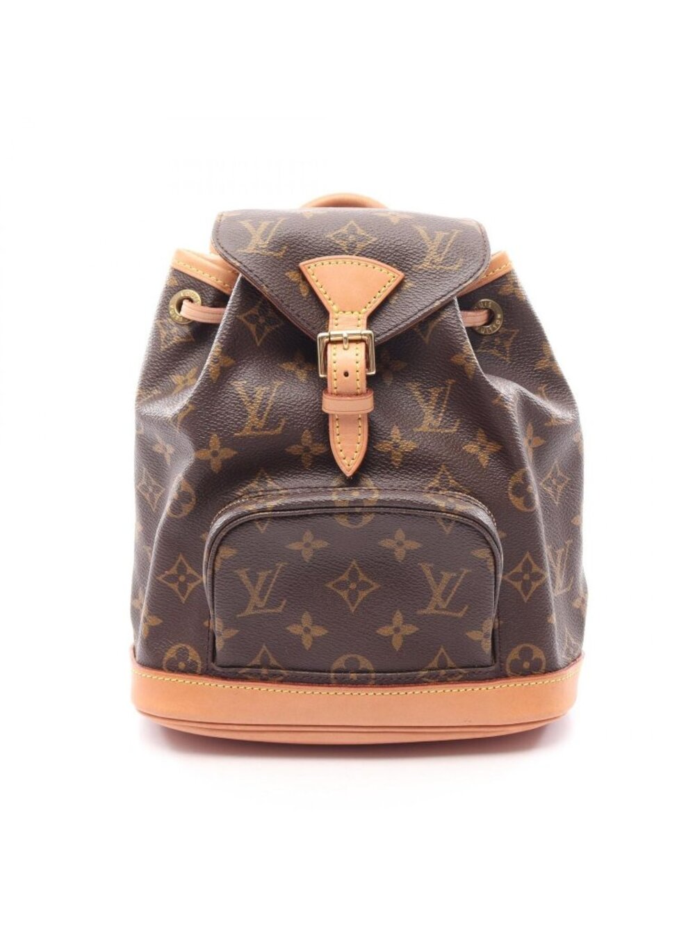 Louis Vuitton Backpack Mini Montsouris Monogram Canvas Leather